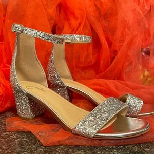 J. Adams Ankle Strap Kitten Heel - Adorable Low Block Heel - Daisy